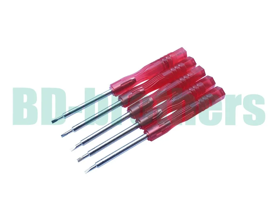 Good Qulity Mini 1.5 Slotted Red Dedicated Precision Opening Screwdrivers Tools for i Phone Phone Repair 4000pcs/lot