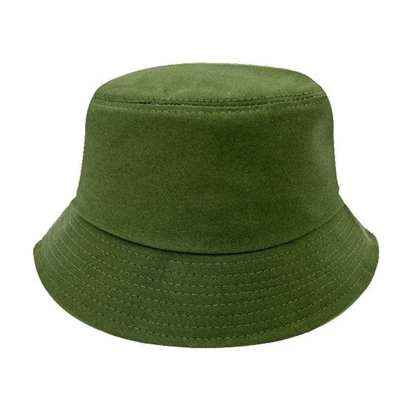 Outdoor Katoenen Emmer Hoeden Print Borduren Aangepaste DIY Logo Visserspet Vrijetijdshoeden Wastafeldoppen Panama gorros Zomerzonnehoed