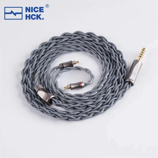 NiceHCK 1950saga HiFi Audio IEM Cable Ultrapure ECAP OCC Copper 