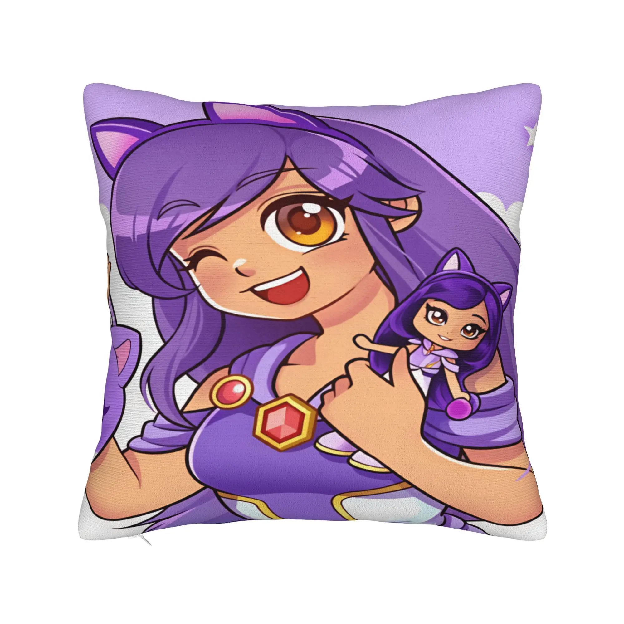 A-AphmauS Pillow Case  Custom Pillow Cover Vintage Cushion Cover For Living Room Bed Chair