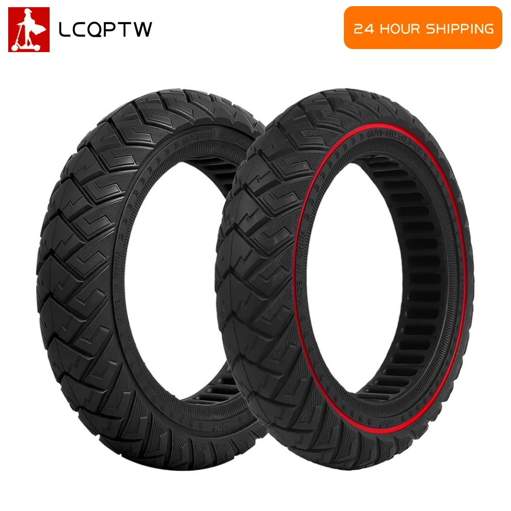 

12-дюймовая цельнолитая шина 60/90-8 для электросамоката Xiaomi 5 Plus, ненадувная, взрывобезопасная, бескамерная, для замены колеса