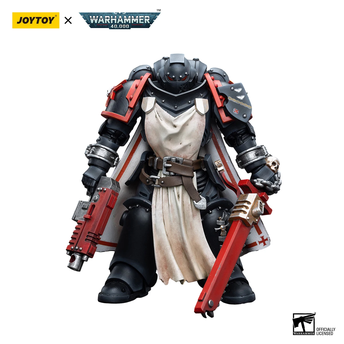 

JOYTOY 1/18 Action Figures Mecha Warhammer 40K Toys Black Templars Primaris Sword Brethren Harmund Free Shipping