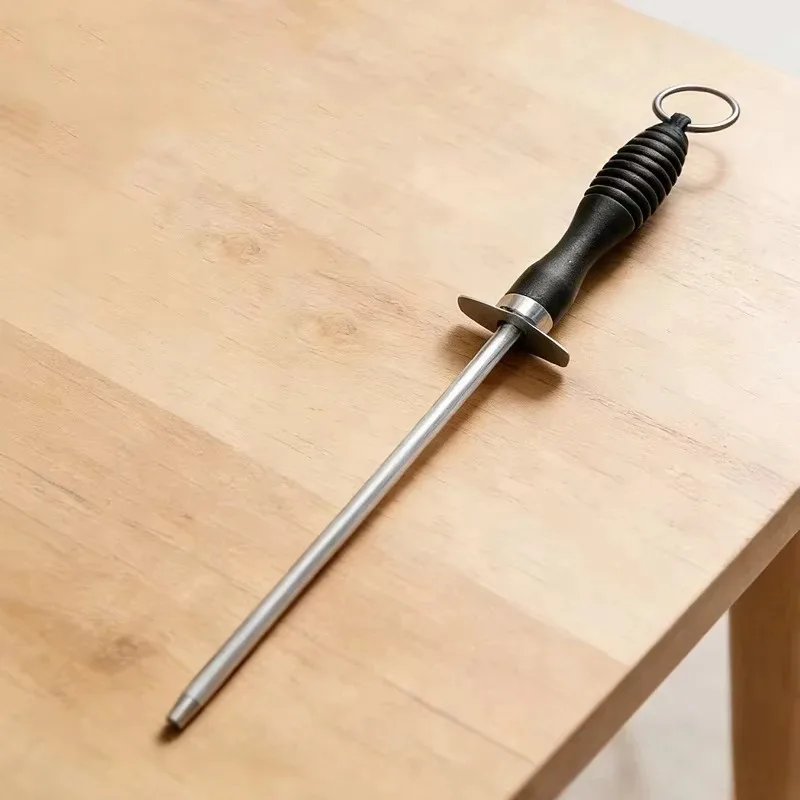 Stainless‑steel Diamond Sharpening Rod Kitchen Knife Polishing Tool Manual Blade‑grinding Gadget for Dull Cutlery Restore Sharp
