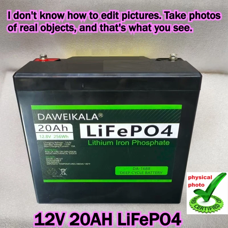 12V 24V 36V 48V 60V 20Ah LiFePo4 Batterie Lithium-Eisenphosphat 12-24V LiFePo4 Wiederaufladbare Batterie für Kinderroller, Bootsmotoren, Ladegerät