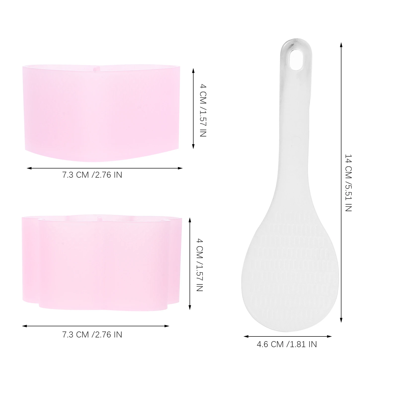 

1 set Sushi Mold Rice Ball Molds DIY Onigiri Maker Pink Tools HeartShape Nonstick Kitchen Gadgets Homemade Food Practical Easy