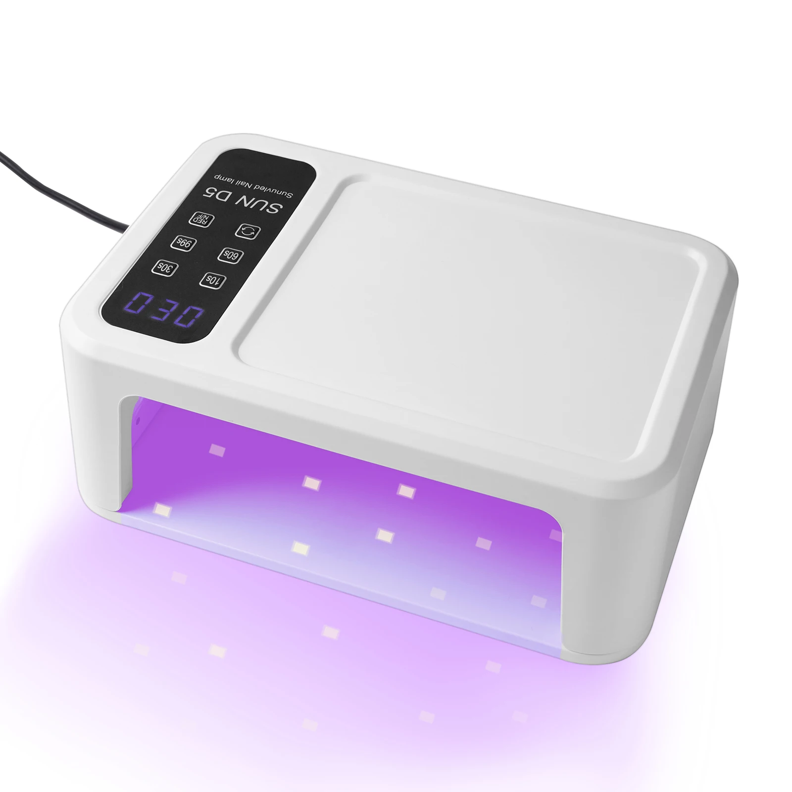 UV LED Nail Lamp for Two Hands, Not Rechargeable Gel Lamp Professional Nail Light Dryer Auto Sensor Fast Curing for Home & Salon