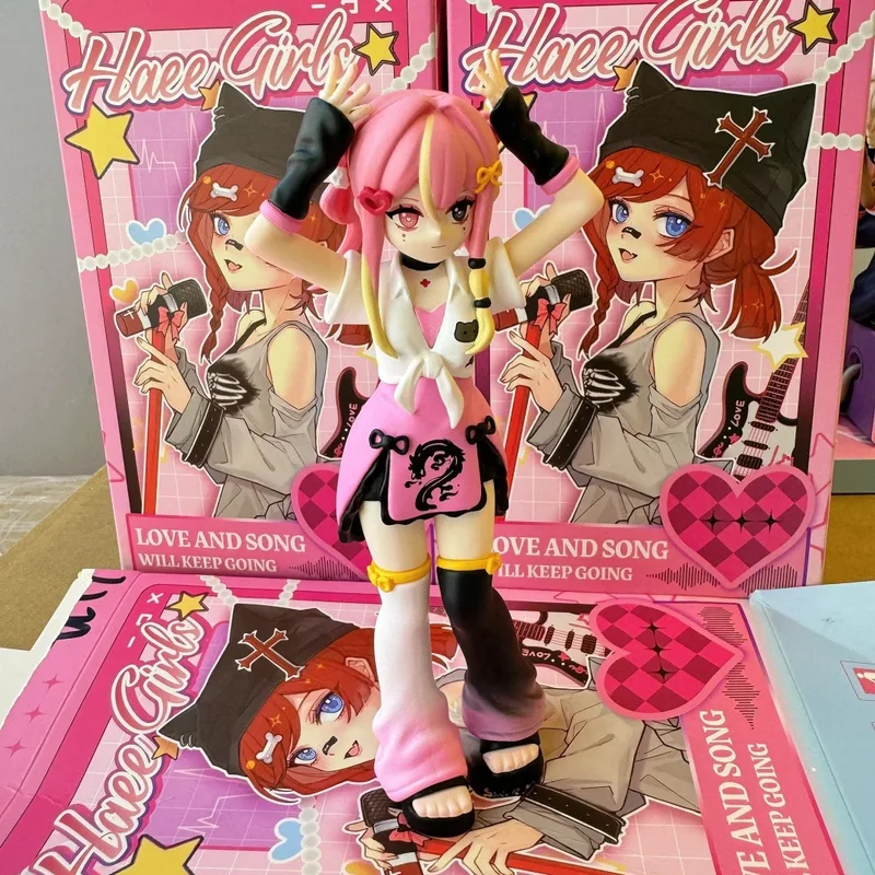 Süße Haee Girls Love And Song Will Keep Going Series Blind Box Cool And Sweet Ladies Surprise Box Collection Models Puppenspielzeug