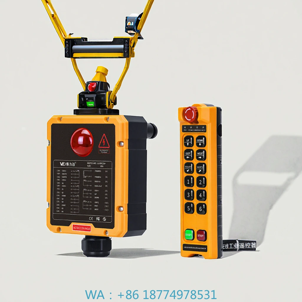 Anti-Shock Stable Performance Hassle-Free Purchase-Plastic Single Speed Industrial Crane Remote Control 24V Waterproof