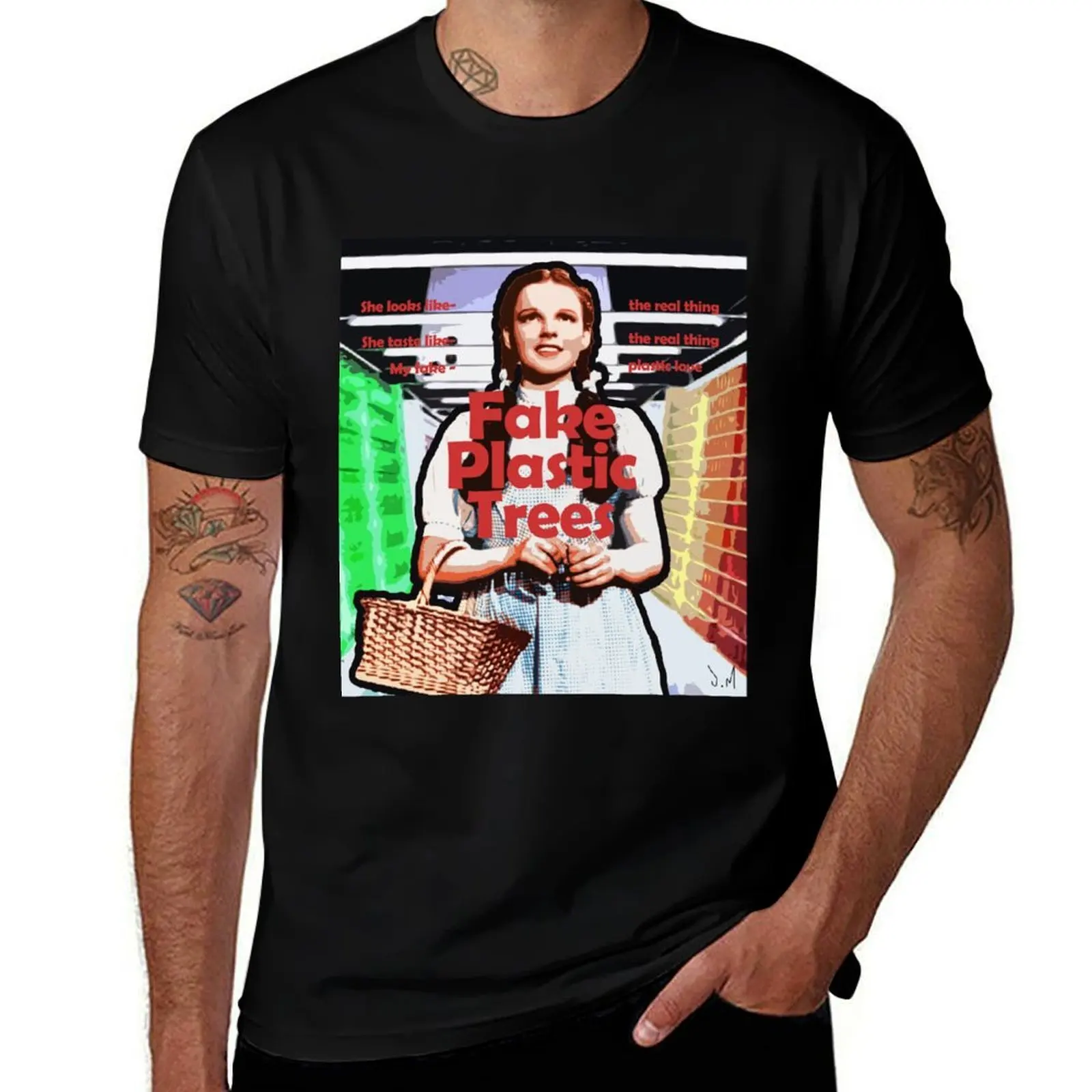Fake Plastic Trees T-Shirt Casual Basic Street Style T-Shirt