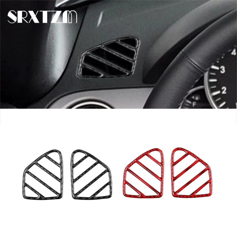 Car Styling AC Outlet Trim Refit Air Outlet Frame Decoration Covers For Mazda MX-5 Miata NC 2009-2015 Interior Stickers