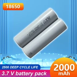 Real Capacity 2000mah 2500mah 3000mah 3.7V 18650 Rechargeable Lithium-ion Strong Light Flashlight Electronic Toy Spare Battery