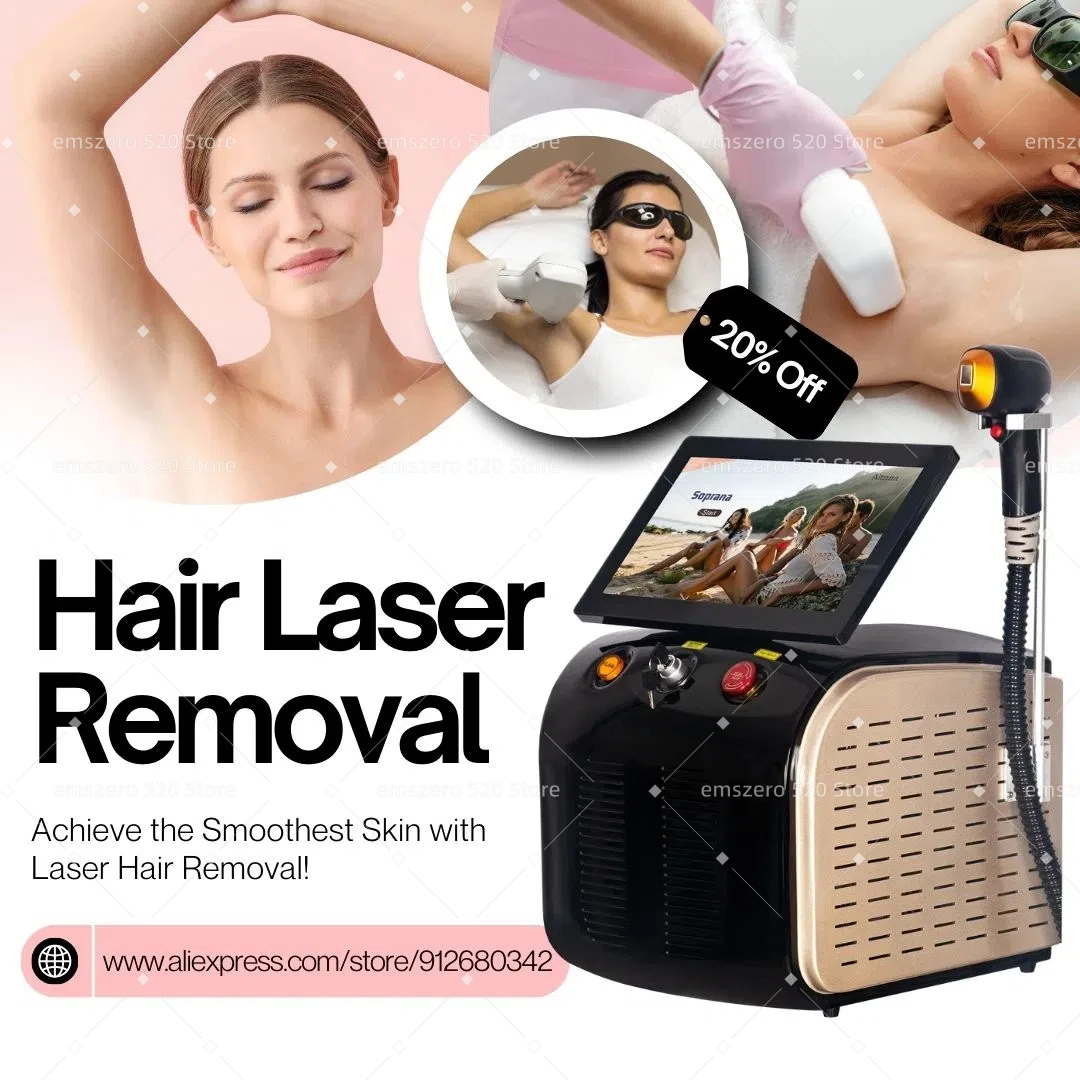 

Diode Laser Hair Removal Machine 3 Wavelength 755 1064 808nm Laser Ice Platinum Permanent Painless Hair Removal 3000W Alexandrit