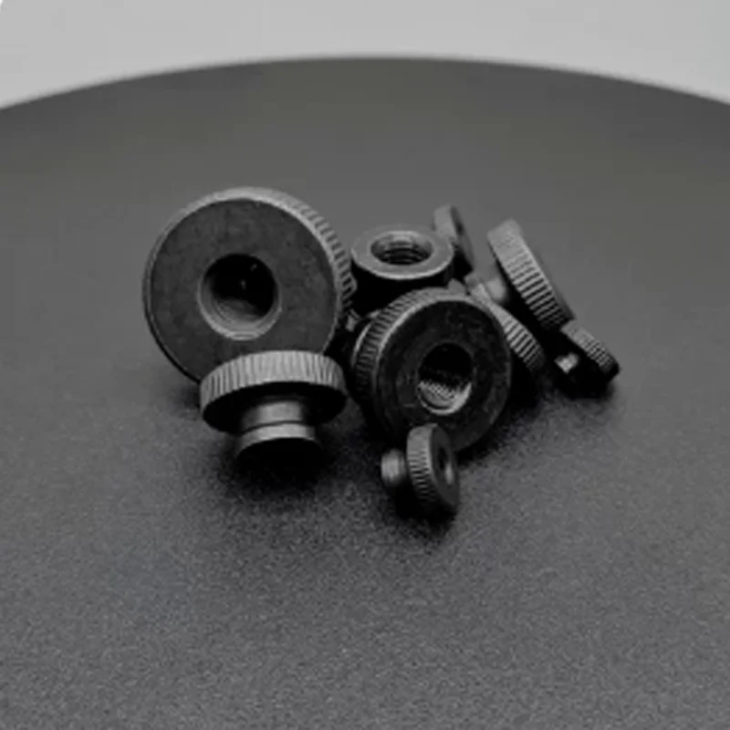 2/5Pcs M3~M10 Black Silver Double Step Adjust Knurl Thumb Nut Hand Tighten Thumbnut 3D Printer Curtain Wall Support Customize