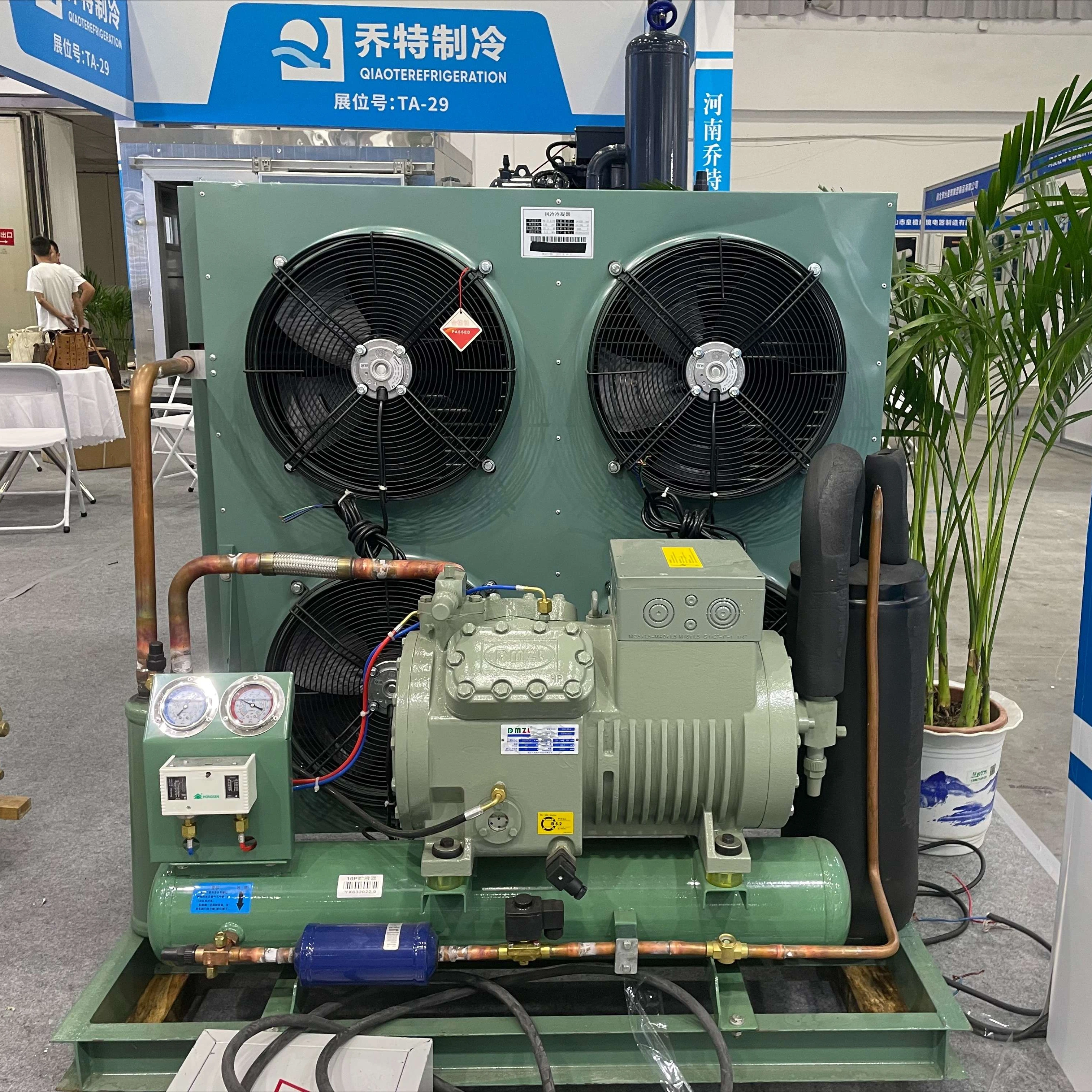 

Factory 3hp 5hp 6hp 10hp Germany Air Cooled Compressor Condensing Unit for Supermarket Cooling System Refrigeration