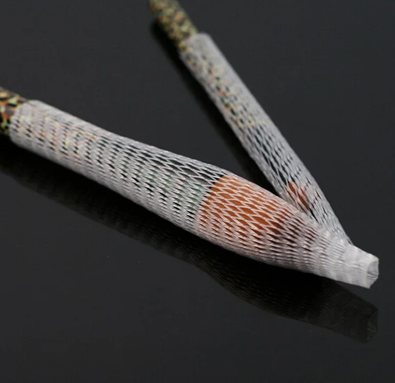 15 pezzi 1 confezione bianco trucco pennelli cosmetici protezione protezioni in rete copertura 120 mm x 12 mm nuovo e di alta qualità