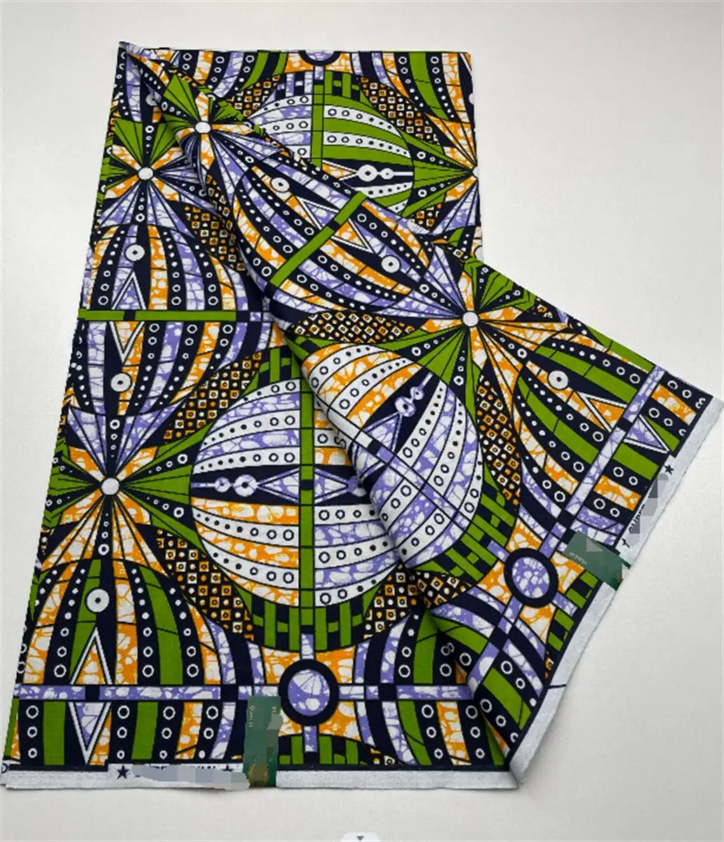 

Latest Design African Real Wax Prints Fabric 2024 Ankara Wax Fabric 100% Cotton Wax Guaranteed Veritable Real Super Batik