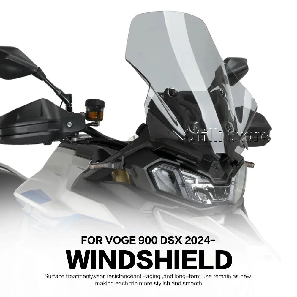 new Motorcycle Windscreens Windshield Wind Deflectors Viser Visor Fairing，VOGE DS900X DS 900X 900DSX 900 DSX DSX900 2024 2025