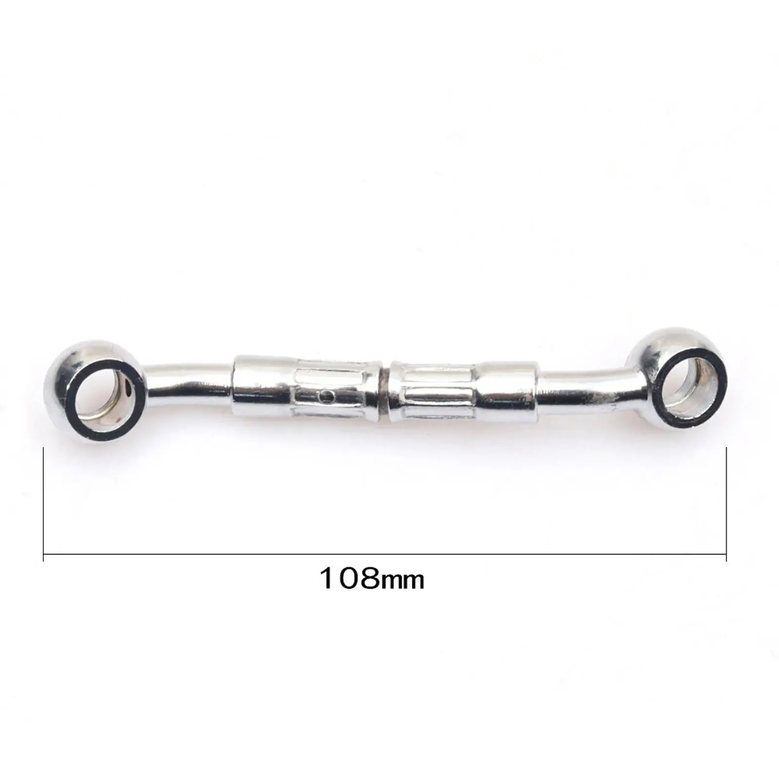 

Hydraulic Brake Hose Extend Connector Steel Durable Modification Parts for Motorcycle Brake Line Upgrade
