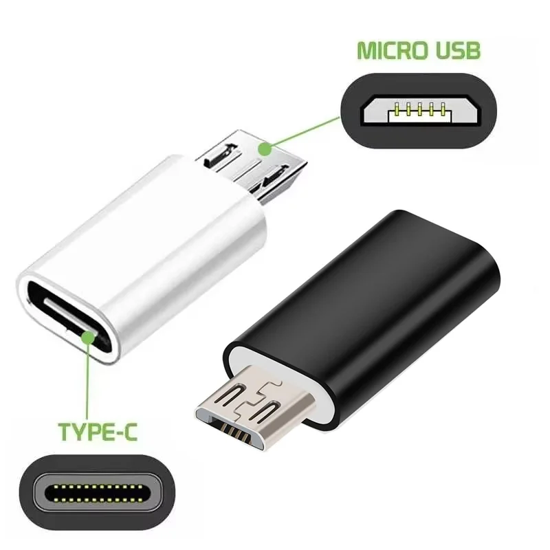 USB Type C Female to Micro USB Male Adapter for Samsung Xiaomi Huawei ,USB C to Micro USB V8 OTG Sync Charger Jack