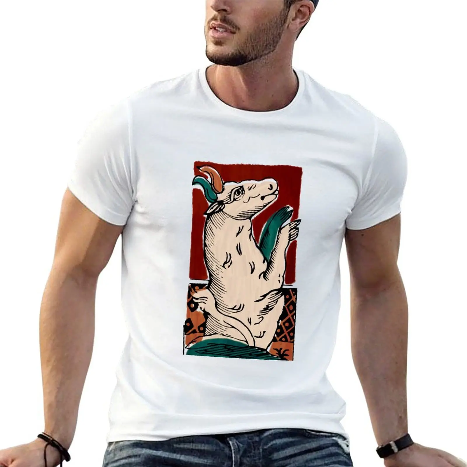 

Taurus tarot Minchiate T-Shirt t shirt men 100% cotton luxury brand t shirts for man cotton soft mens graphic t shirts T-shirt