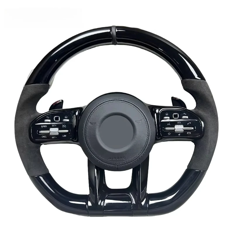 

Рулевое колесо с отделкой фортепиано для Mercedes Benz AMG S-Class E-Class W212 W222 W204 E63 C43