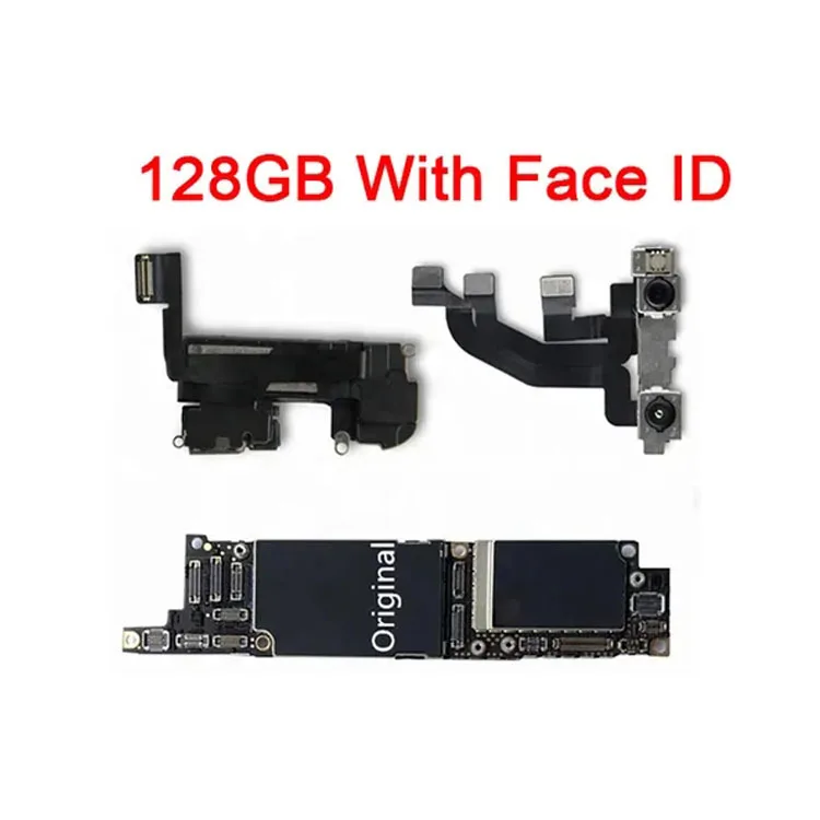 Suitable For IPhone X, XS, XSmax, XR, Unlocked, Unrepaired, No ID, With Face Recognition, Mobile Phone Motherboard