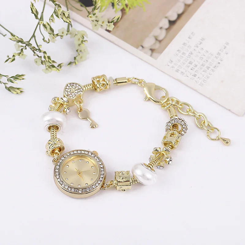 Fashionable Casual Versatile Wristwatch For Women Small Pendant Water Trendy Korean Style