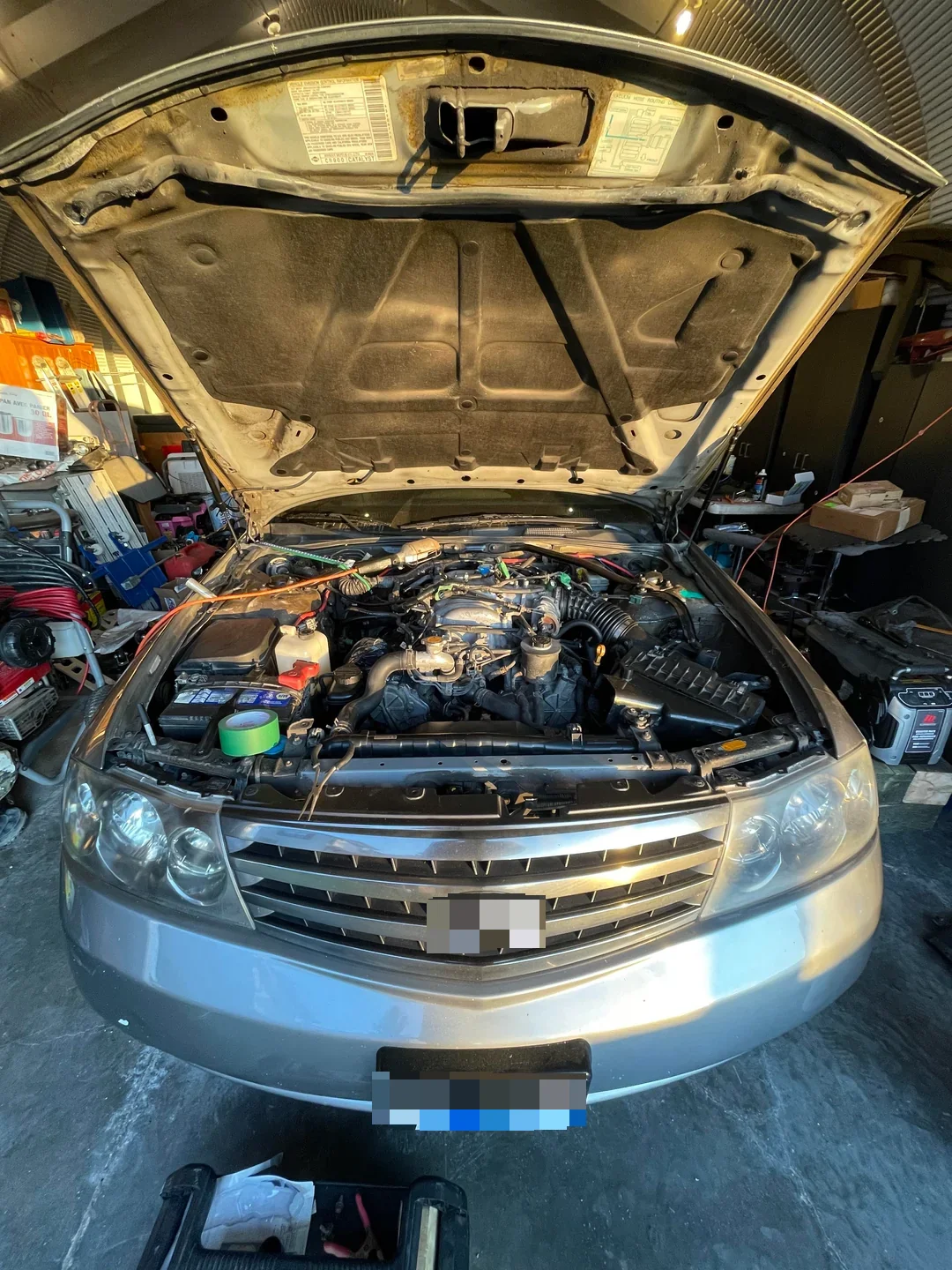 

2 шт. Амортизаторы капота для Nissan Gloria XI Y34 1999-2004, Infiniti M45 Y34, передние газовые упоры капота, газовые пружины, амортизационные стойки