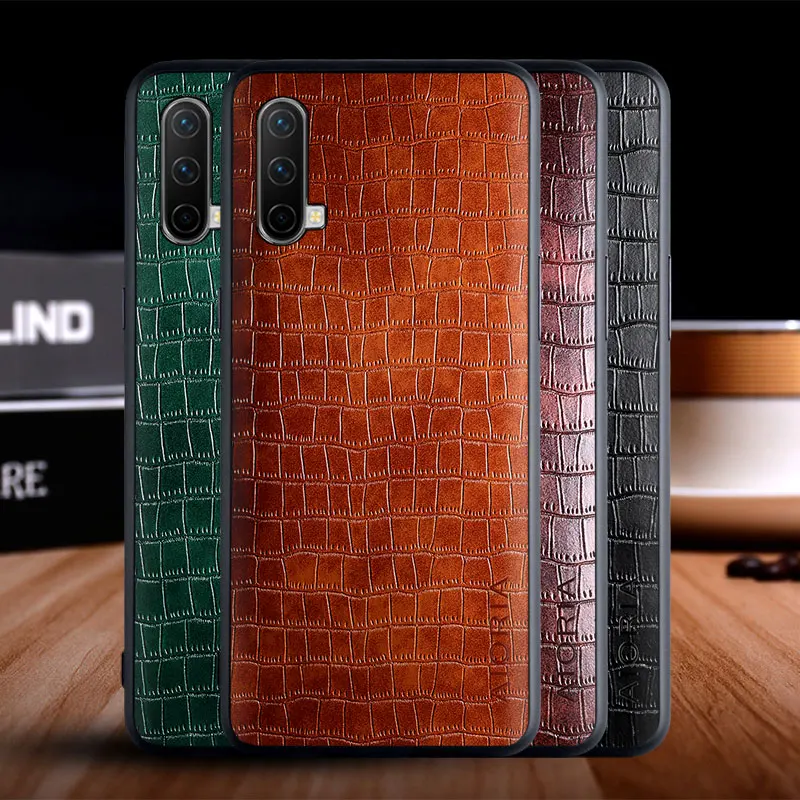 Funda de cuero con patrón de cocodrilo para Oneplus Nord CE 5G, carcasa dura de TPU suave para oneplus nord ce 5g