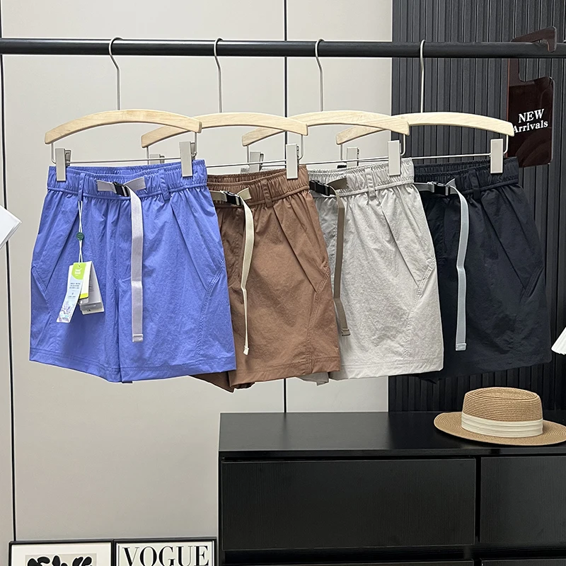 Esportes ao ar livre orts qui seco respirável resistente à água fresco leve umidade ng fino cintura alta calças casuais