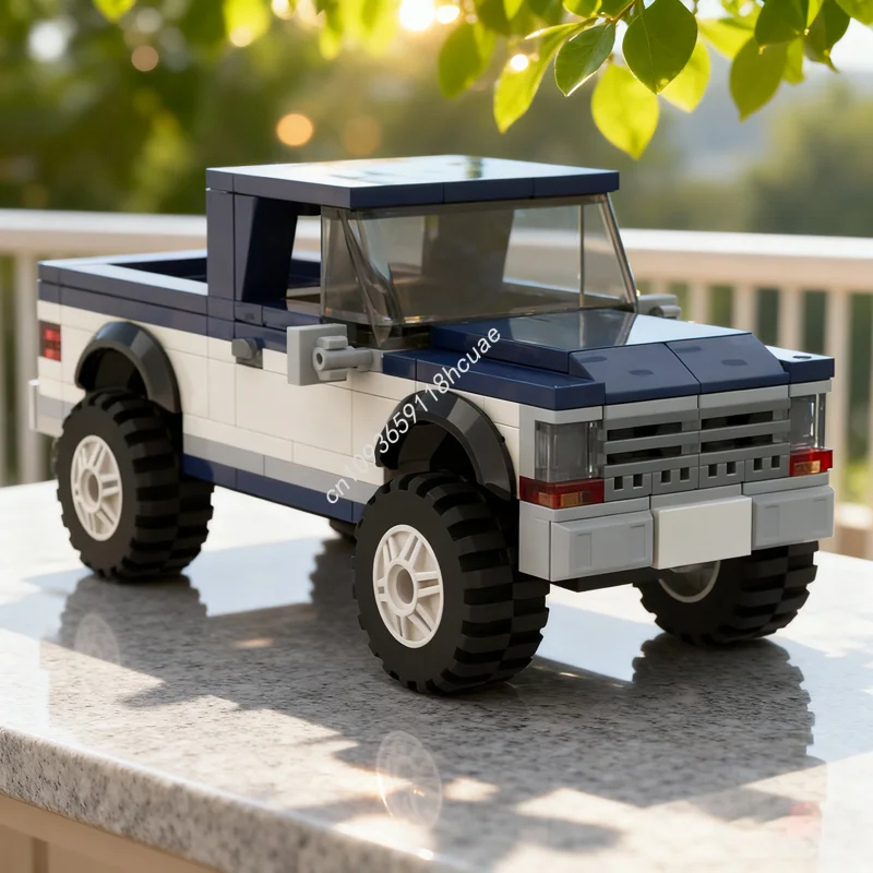 189 قطعة MOC خمر شاحنة صغيرة مدينة المرور نموذج اللبنات لعبة العمارة لتقوم بها بنفسك الإبداعية هدية الكريسماس عيد ميلاد الاطفال #1