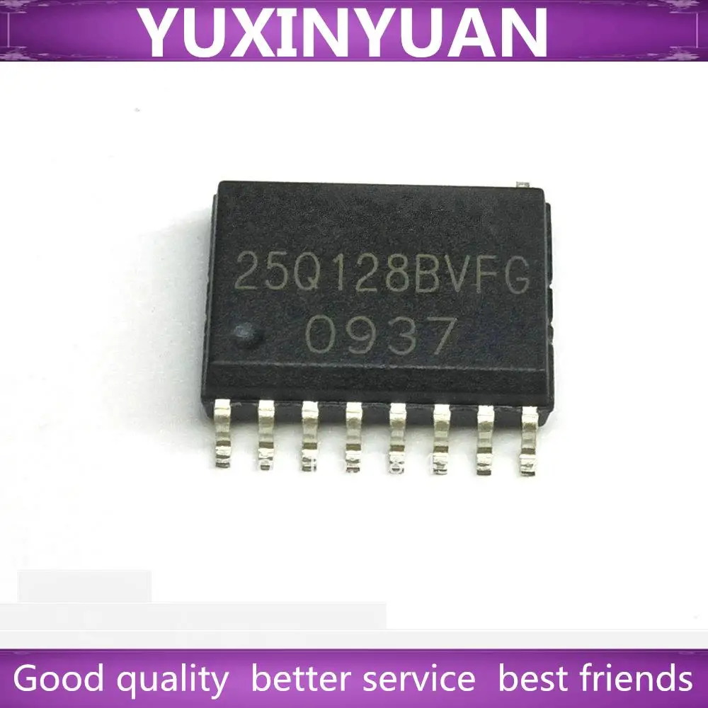 5pcs W25Q128 W25Q128BVFIG W25Q128BVFG SOP16 YUXINYUAN IC IN STOCK