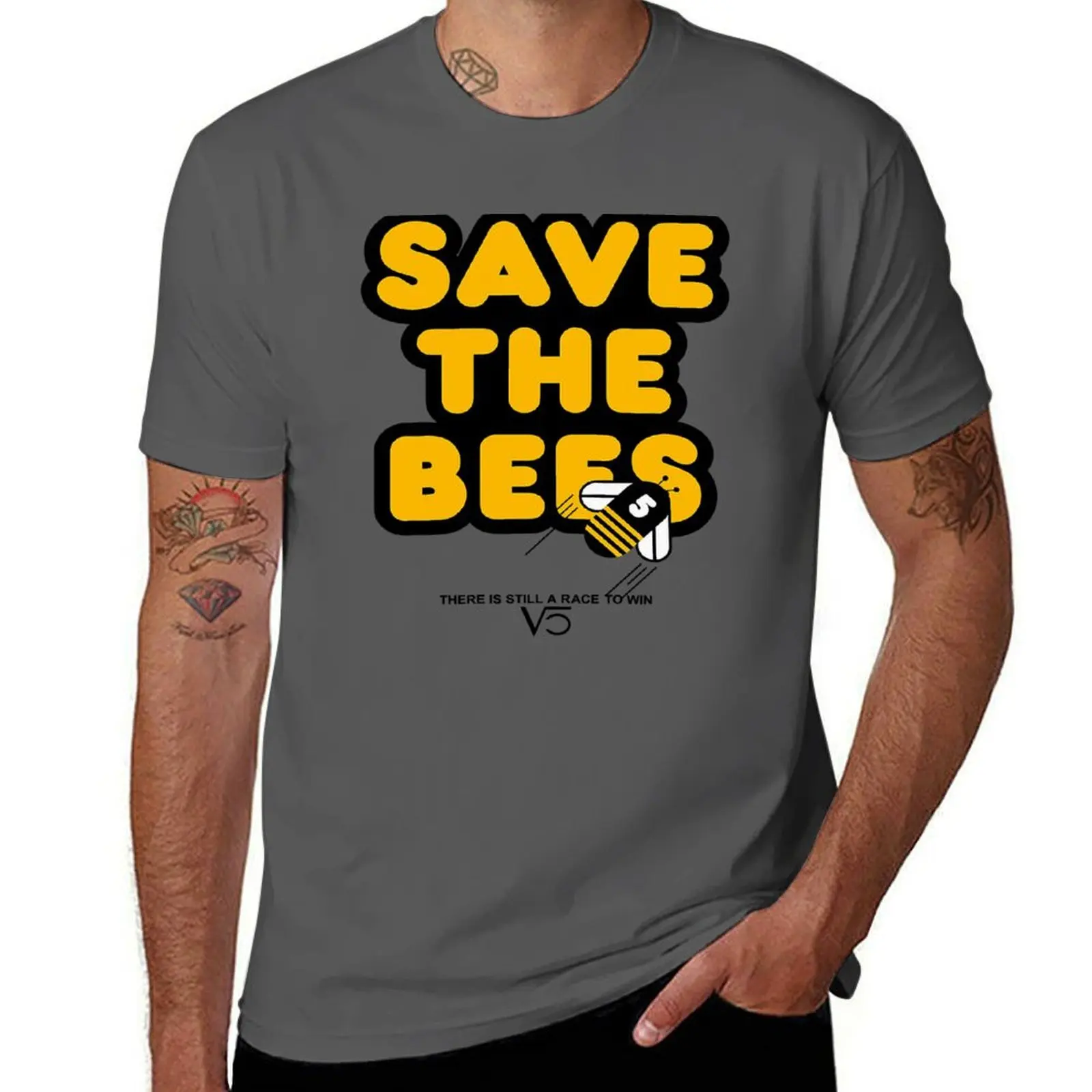 

Sebastian Saves The Bees T-Shirt Classic Basic Casual T-Shirt