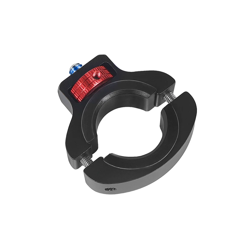 FEICHAO morsetto per manubrio per bici da bicicletta Clip per tubo in alluminio con supporto a vite 1/4 per Gopro 13 12/Insta360 supporto per telefono con Action Camera