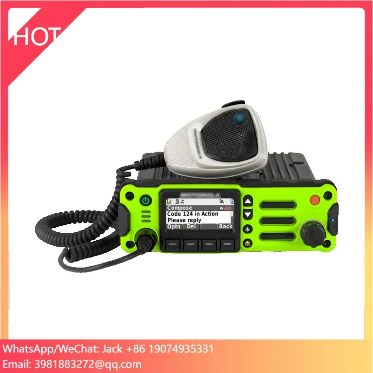 High Grade APX2500 P25 Mobile Radio Walkie Talkie 100 Km Range Vhf Uhf Two Way Radio Car Walkie Talkie