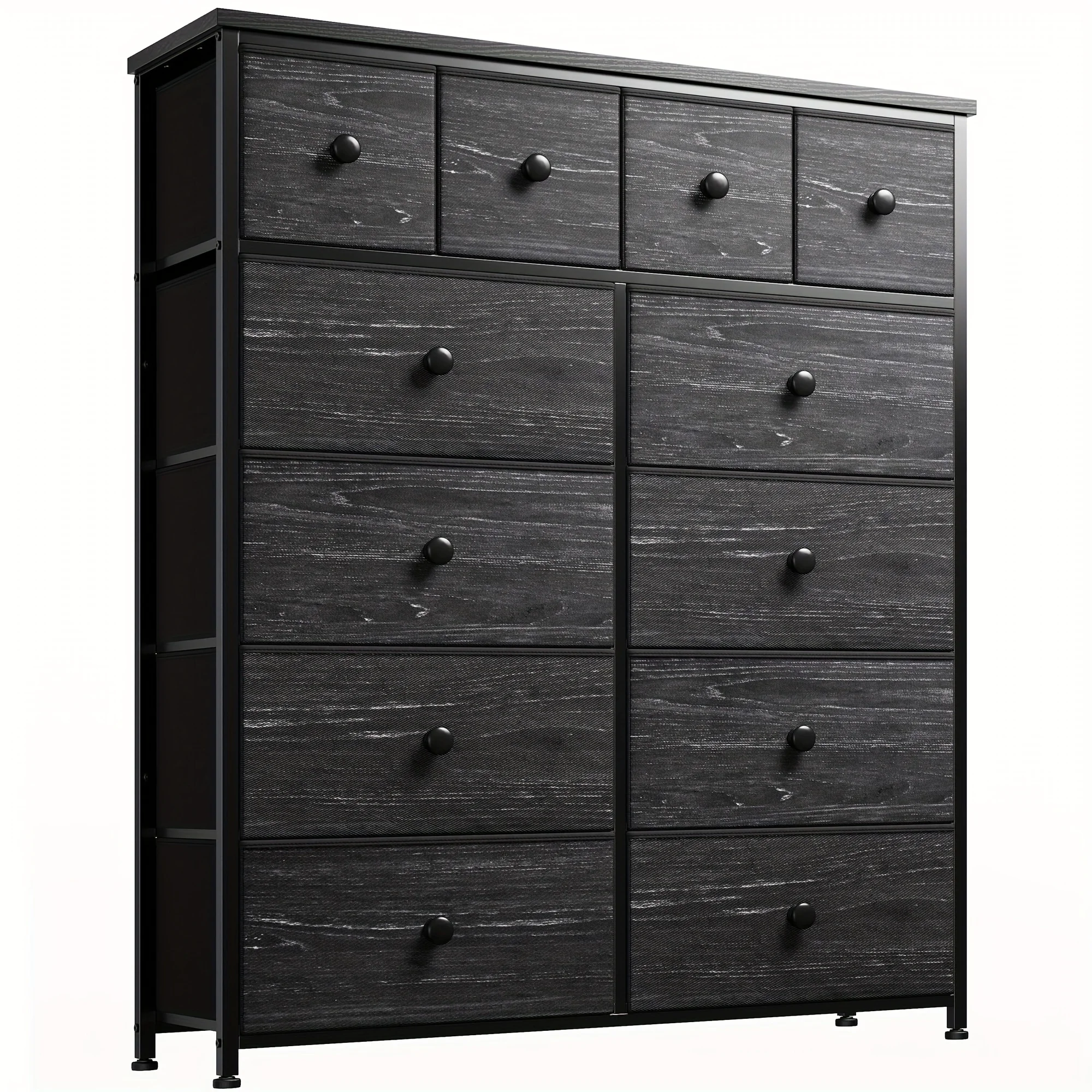 

Dresser For Bedroom With 12 Drawers Dressers & Chests Of Drawers Black Dresser For Bedroom, Fabric Dresser, Black