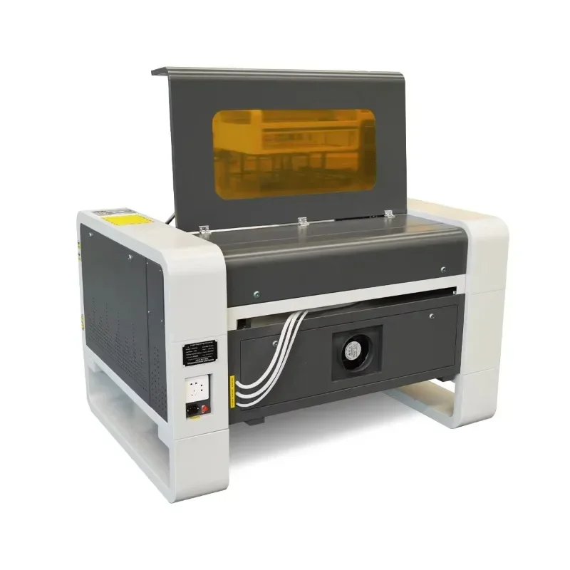 Hot sales 9060 6090 80W 100W  Co2 Cutting Engraving Machine Wood  Cutting Equipment Tube Supports  Paper Cutting