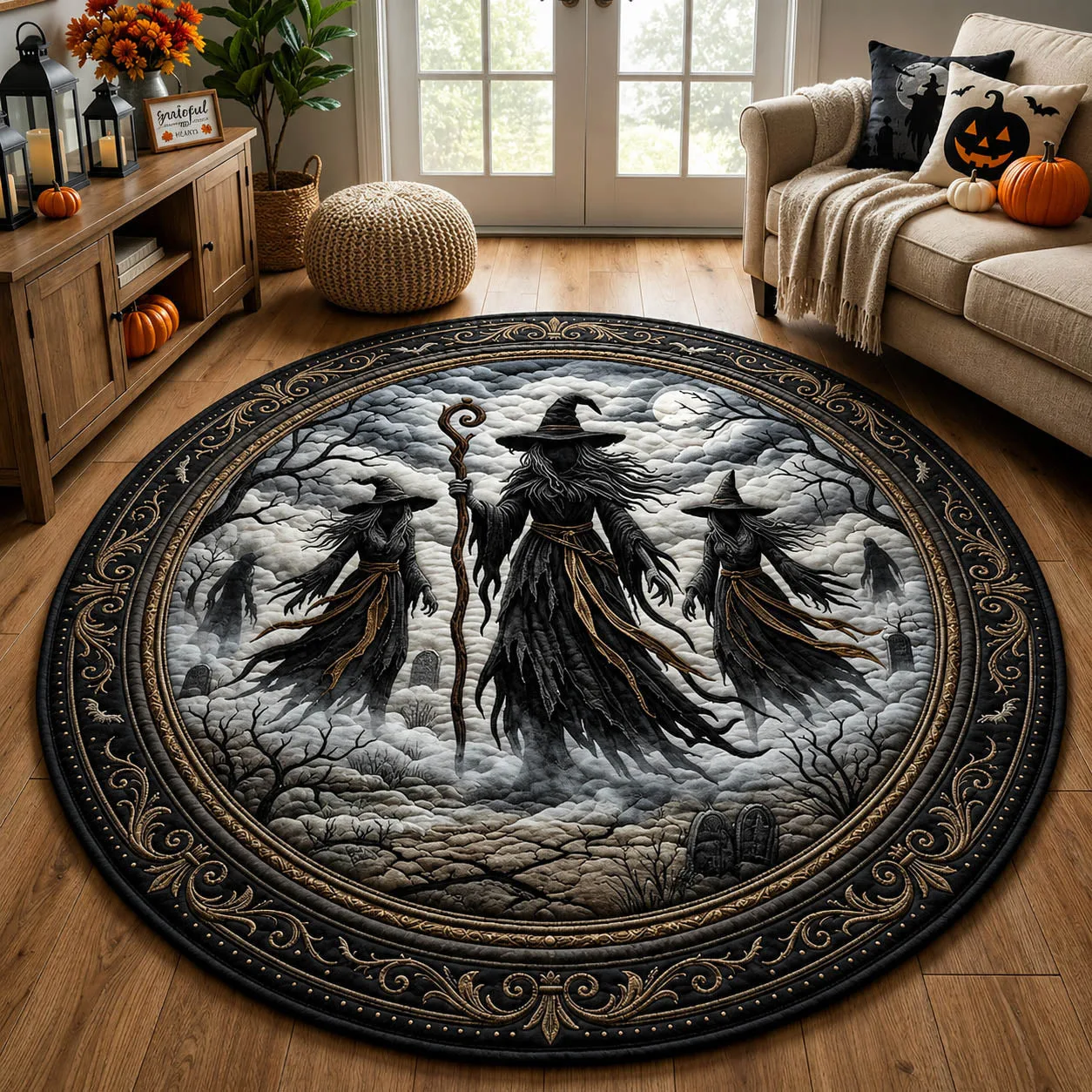 Круглый коврик на Хэллоуин с п – обзор и цена Home Bathroom Floor Mats