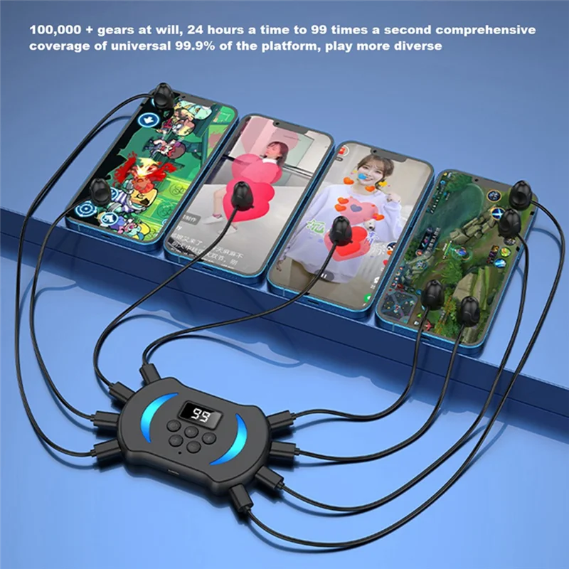 AD41-App Control Bluetooth Mobile Phone Screen Auto Clicker Simulation Finger Clicker Screen Auto Clicker