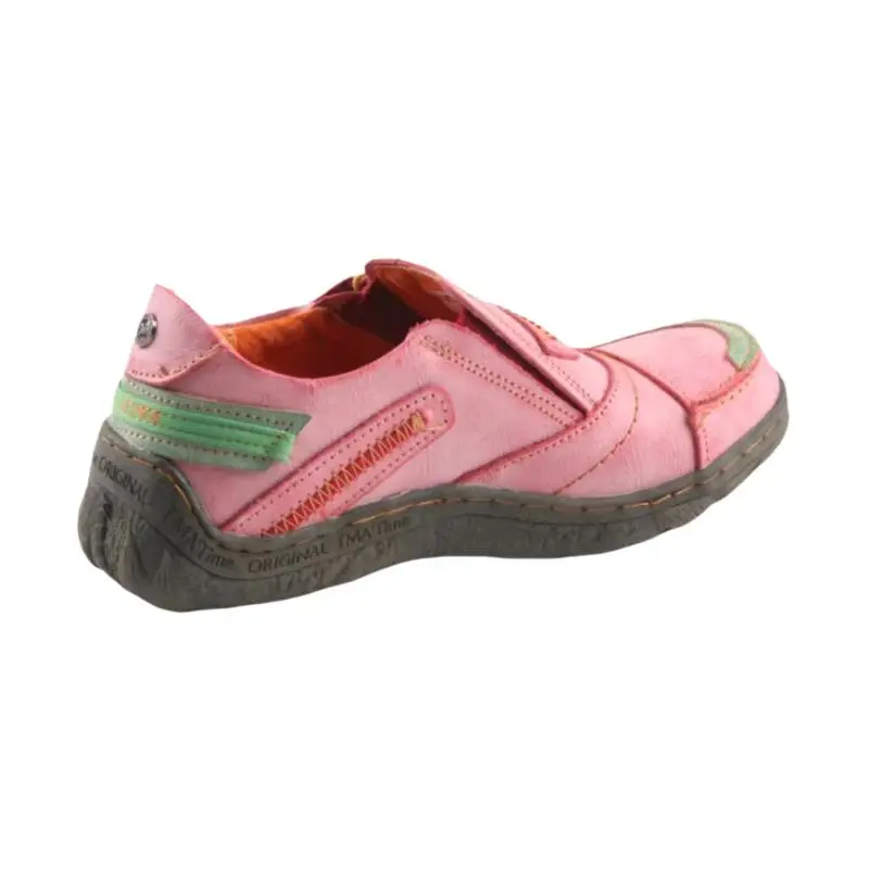 TMA EYES Женская кожаная повседневная обувь со вставками, весенне-осенняя коллекция, удобная обувь