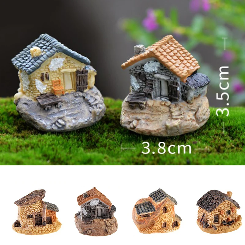 Dorf häuser Tisch miniaturen exquisite Details helle Farben für Geburtstag Einweihung sparty Geschenk