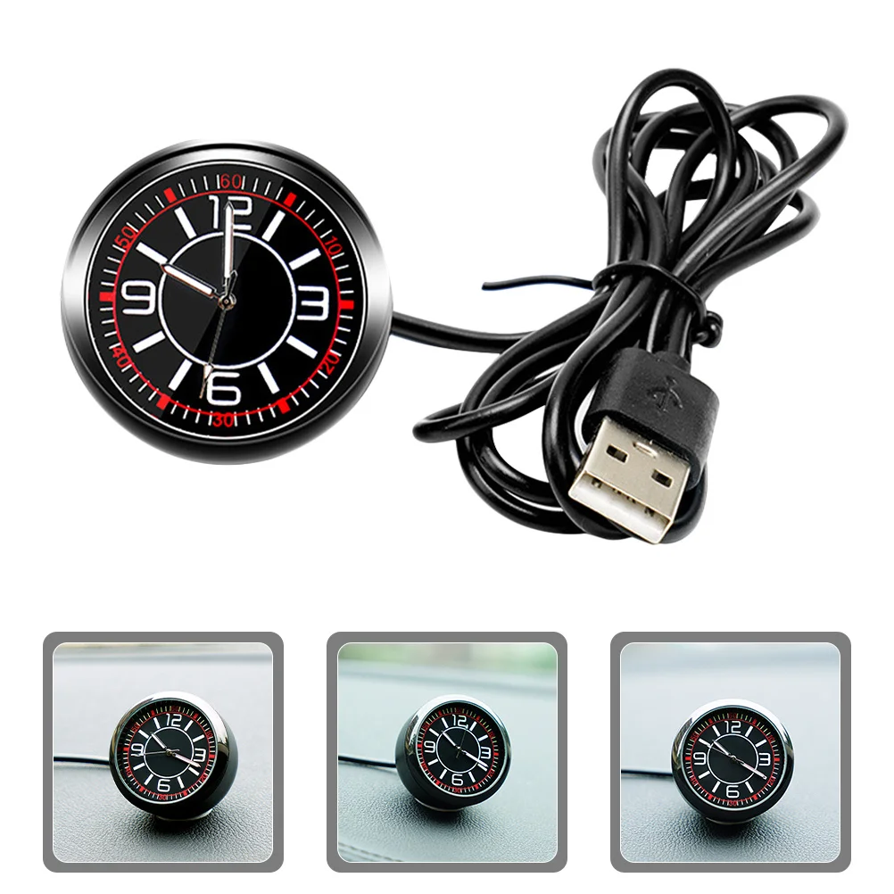 

Night Glow Car Digital Clock Decorative Vehicle Timepiece, Stick On Auto Dashboard Clock, Car Dashboard Digital Clock, Suv Truck
