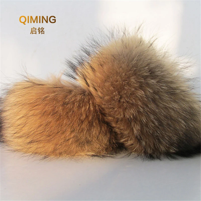 Nature Fur cuffs Oversize Real Raccoon Fur Boot Cuff Sleeves Sleeve for Women Winter Coat Downcoat Gloves arm Warmers