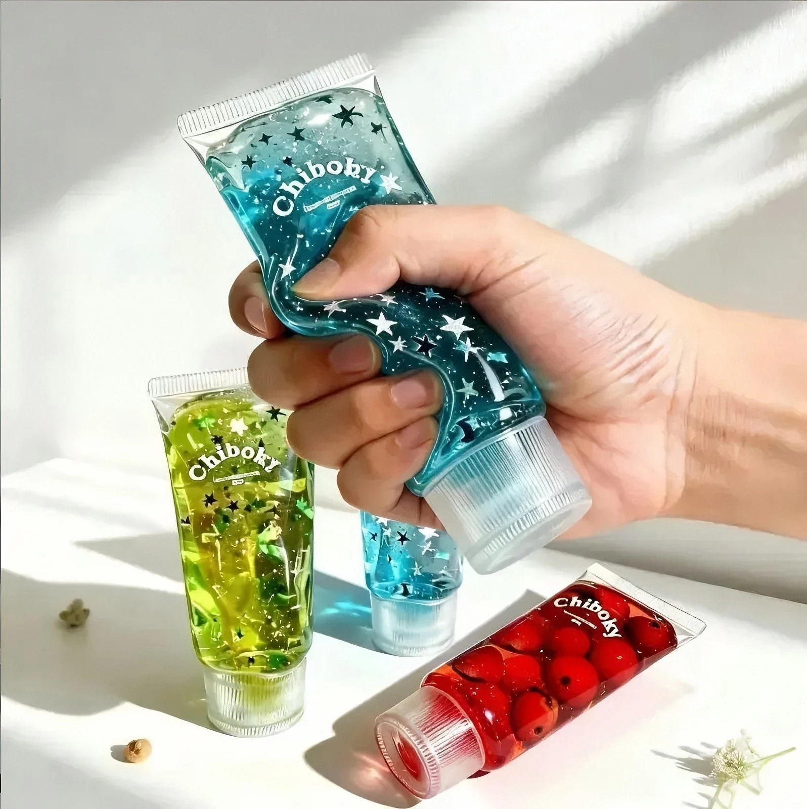 Toothpaste Tube Squishy Toy Non-Bounce Jam Filled Vaseline Feel ASMR Fidget Stress Ball Anti Anxiety Sensory Toy