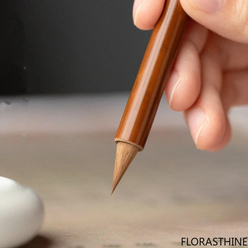 Small Regular Script Copying Scriptures Calligraphy Brush Running Script Mixed Hair Calligraphy Writing Copying Practice Brush