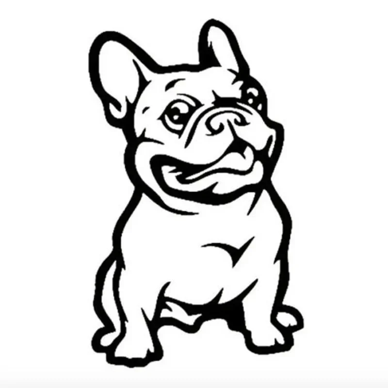 

Funny French Bulldog Animal Decor Car Sticker Automobiles Motorcycles Exterior Accessories Reflective Vinyl Decals
