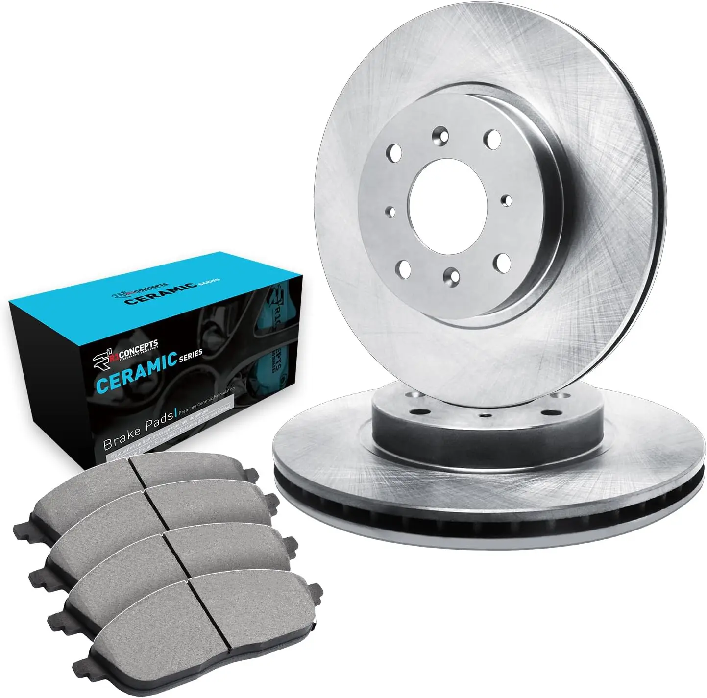 

Complete Front Brake Kit for Nissan Micra and Versa Models, Includes Ceramic Pads and Rotors