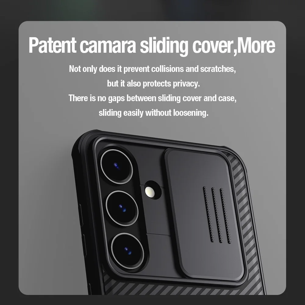 for Samsung Galaxy S24 5G Case Camshield Slide Camera Hard PC Soft Edge Lens Protection Cover