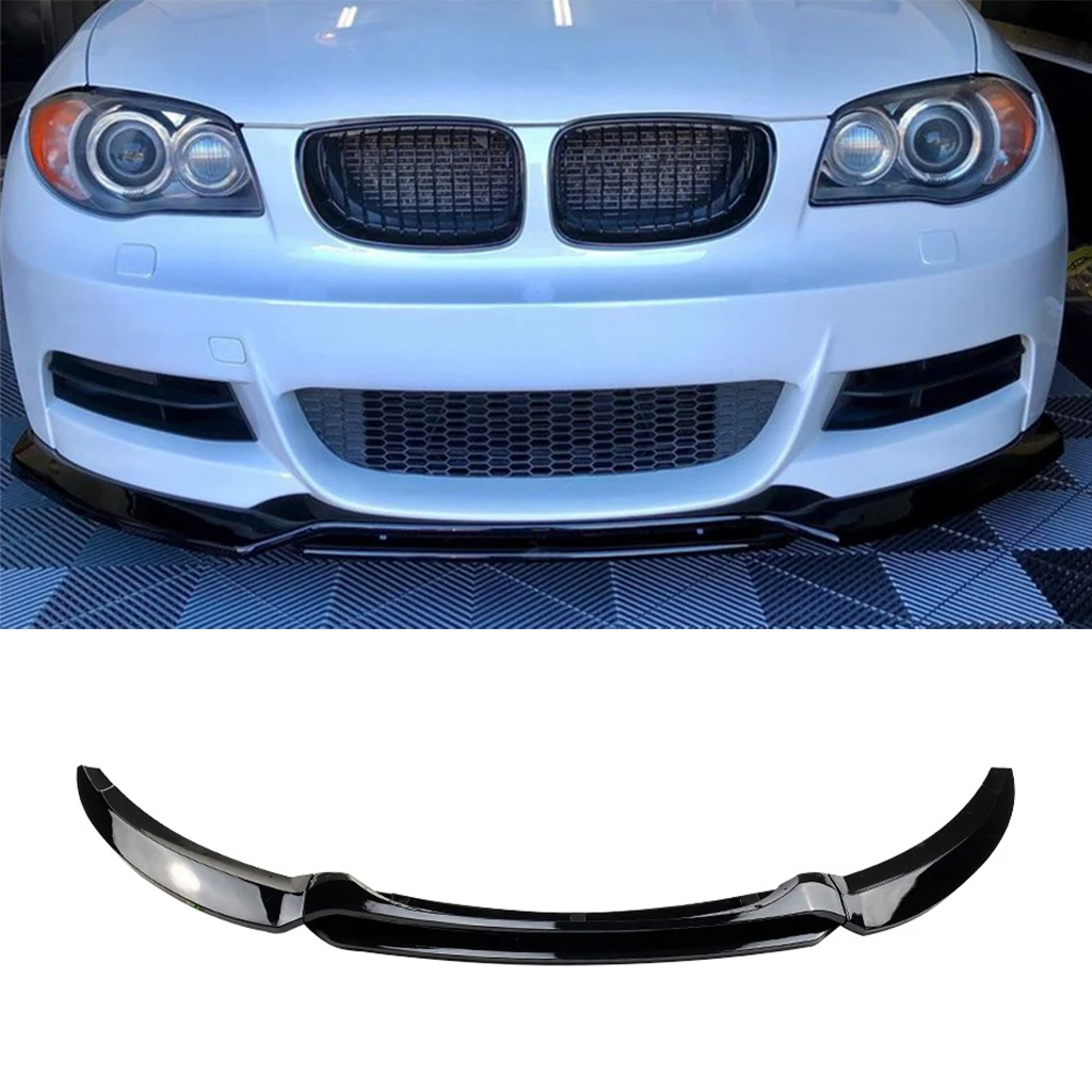 

For BMW 1 series E82 E88 2007-2010 Front Bumper Spoiler Lip Lower Body Kit Diffuser Splitter Tuning Guard