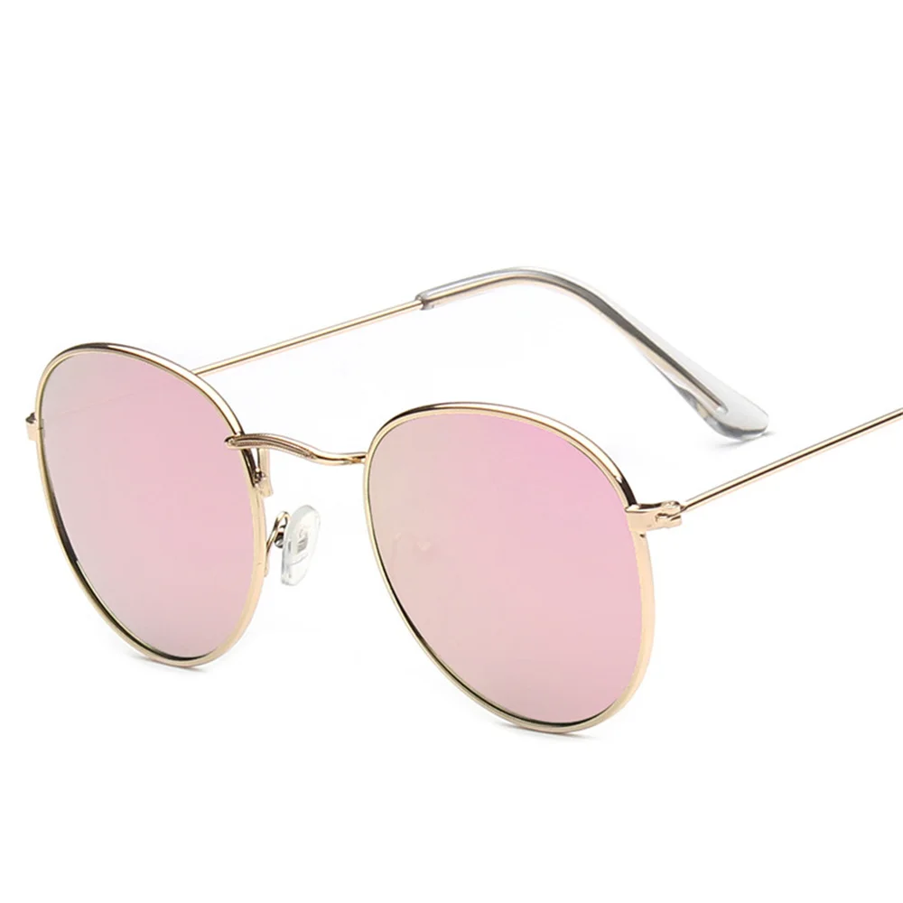 1 Pcs Stream Round Square Frame Sunglasses For Women Fashion Uv400 Protection Colorful Reflective Classic Polarized Sunglasses